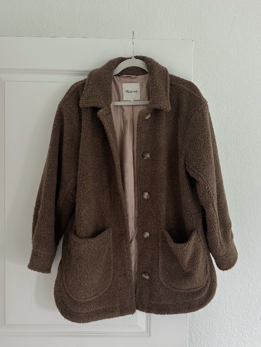 Madewell Teddy Belrose Shirt-Jacket, Medium